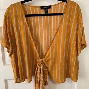 Tie up yellow top